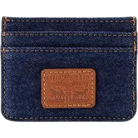 Levis Accessories Estojo 'Denim Card Holder' azul ganga / castanho