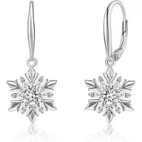 Silvego Elegant Silver Orecchini Snowflake JJJE0811sw
