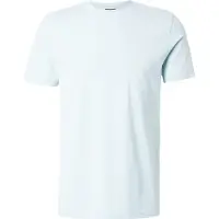 BOSS para homem. 50481923 T-shirt de malha com logótipo turquesa (L), Casual, Verde, Algodão, Manga curta