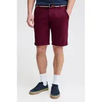 !Solid Calças chino 'Monty' vermelho vinho