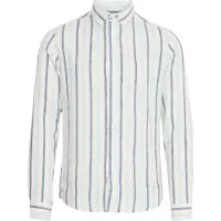 Casual Friday Camisa ' CFDYLAN striped ' azul / branco