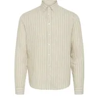 Casual Friday Camisa ' CFDALLAS striped ' taupe