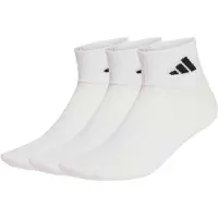 Adidas CONJUNTO DE 3 PARES DE MEIAS PELO TORNOZELO DE VESTUÁRIO DE DESPORTO THIN&LIGHT
