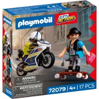 Playmobil Jogo De Construção Motorcycle Chase