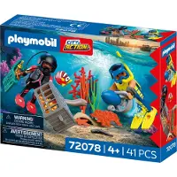 Playmobil Jogo De Construção Police Diver With Treasure