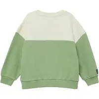 s.Oliver Sweatshirt verde / verde relva / branco