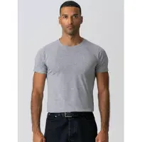 TeeShoppen Camisa ' Muscle T ' cinzento