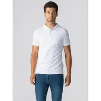 TeeShoppen Camisa ' Muscle Polo ' branco