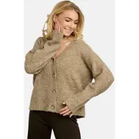 Liberte Essentiel Casaco de malha 'Lou' bege escuro