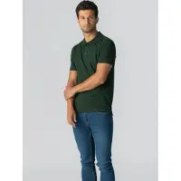 TeeShoppen Camisa ' Muscle Polo ' verde