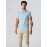 TeeShoppen Camisa ' Muscle Polo ' azul