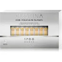 Labo suisse Crescina Isole Follicolari 1700 , Per Stimolare La Crescita, Siero Trattamento In Fiale, Per Cuoio Capelluto, Per Donna, 20 pz