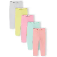 MINOTI Leggings limão / acinzentado / menta / coral / rosa