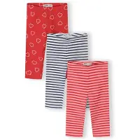 MINOTI Leggings cor-de-rosa / vermelho / preto / branco