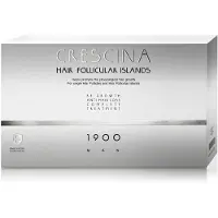 Labo suisse Set, Labo, Crescina Isole Follicolari 1900, Per Stimolazione Della Crescita, Siero Trattamento In Fiale, Per Cuoio Capelluto, Per Uomo, 10+10 pz