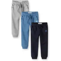 MINOTI Calças navy / safira / cinzento claro