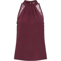 ONLY Blusa 'ONLMETTE' vermelho vinho