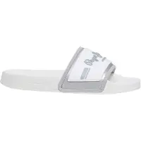 Pepe Jeans para mulher. PLS700003 Chinelos de dedo Met branco (39), Plano, Nenhum, Beachwear