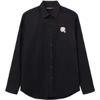 Karl Lagerfeld Camisa areia / azul escuro