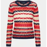 KOROSHI Pullover laranja / vermelho / preto / branco