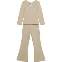 Adidas Conjunto de Top de Manga Comprida e leggings em Canelado Preparado para o Inverno