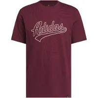 Adidas Camisa funcionais 'Varsity Tailsweep Graphic' bordeaux / branco