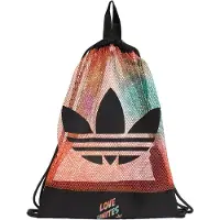 Adidas Originals Saco de ginásio 'Pride' aqua / amarelo / salmão / preto