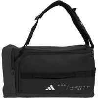 Adidas Malas de desporto 'HYBRID DUFFEL' preto / branco