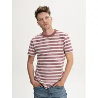 Mela London Camisa 'Avan' azul claro / vermelho cereja / branco