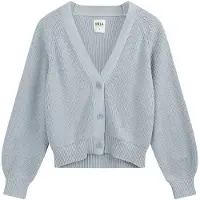 Mela London Casaco de malha 'Bhuma' azul pastel
