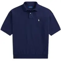 Ralph Lauren para homem. 710B18907004 Pólo em piqué Relaxed Fit azul-marinho (S), Casual, Algodão, Manga curta