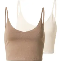 STUDIO SELECT Top 'Caren' bege claro / castanho