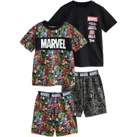 Next Pijama antracite / vermelho vivo / preto / branco