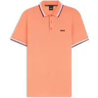 BOSS para homem. 50469055 Polo Paddy laranja (3XL), Casual, Algodão, Manga curta