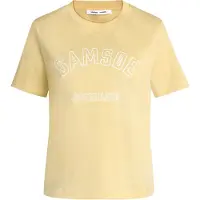 Samsøe & Samsøe Camisa 'Sacamino' amarelo / branco