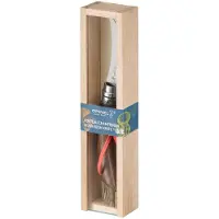 Opinel No. 08 faca para cogumelos, Black Walnut, 3250