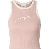 Karl kani Top rosé / branco pérola