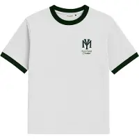 Prohibited Camisa 'Modern Yuppies' verde escuro / offwhite