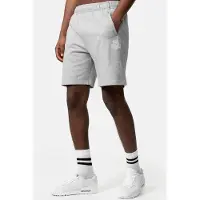 Lonsdale Calças cinzento claro / branco