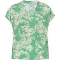 Jeona Blusa 'Fashion Look' ecru / verde