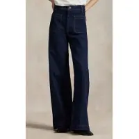 Ralph Lauren para mulher. 211977962001 Calças de ganga Navy Bootcut (34/32), Azul, Casual, Algodão, Denim