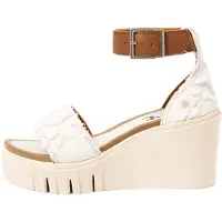 Art para mulher. 12085S1WU003_017 Sandálias 2085S Catania off white (40), Branco, Tecido, 8 a 10cm, Fivela, Casual