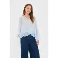 Saint tropez Blusa 'LindzySZ' azul céu