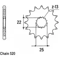 Sifam Pinhao Dianteiro 12427cz14