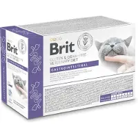 Brit Comida Húmida Veterinária Para Gatos Com Cordeiro Para O Sistema Gastrointestinal 85 G 12 Unidades