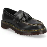 Dr. Martens unisex. 42849001 Adrian Ben Orleans Loafers preto (42), Couro, Plano, Nenhum, Casual