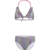 Billieblush para menina. U21974 Biquíni com brilhantes multicoloridos (6Y= 114/119cm), Beachwear, Poliéster, Poliamida, moda infantil