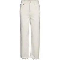 Levi's Calças Jeans RIBCAGE STRAIGHT ANKLE mulheres - Branco - US 24 / 29