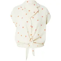 ONLY Blusa 'ONLTHYRA' bege / vermelho