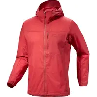 Arc'teryx - Vestuário trail corrida - Squamish Hoody M Stone Red para Homem - Nylon - Tamanho L - Vermelho